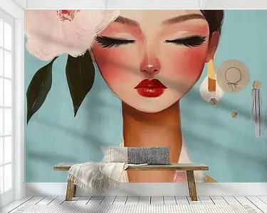 Daydreamer, modern portret in pastelkleuren Tylko dziś