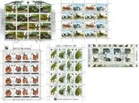 WWF - 5 souvenirvelletjes - Gestempeld Zwrot pieniędzy