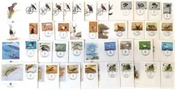 Darmowa dostawa WWF - Pakketten met FDCs - 35 verschillende