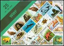 Bezpieczna płatność WWF II postzegel pakket 25 versch. Thema´s