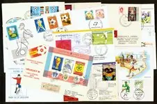 Zeldzame voetbal enveloppen 17 stuks Autentyczny