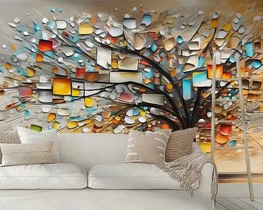 Schilderij boom abstract Promocja