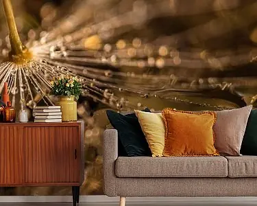 Abstract panorama in warme kleuren: De druppels vervagen Rabat