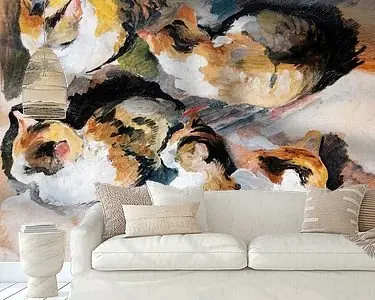 August Macke's Katzenstudien (Studie van een Kat) Darmowa dostawa