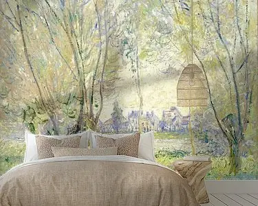 Oryginalny Woman Seated under the Willows