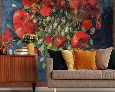 Vaas met klaprozen, Vincent van Gogh Bezpieczna płatność