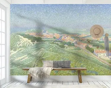 Gezicht op het dorp Zoutelande op Walcheren, Ferdinand Hart Nibbrig Kup teraz