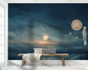 Stille Zee onder de Nachtmaan Wyprzedaż