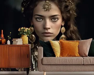 Popularny Fine art portret "Berber meisje"