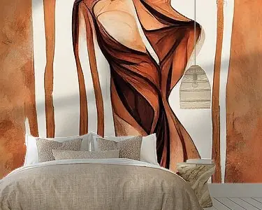 Vrouw abstract Premium