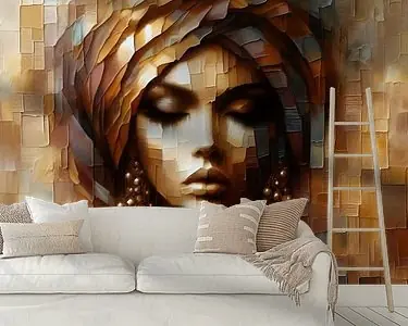 Vrouw met Doek Darmowa dostawa