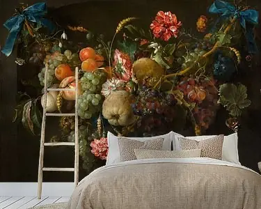 Bezpieczna płatność Krans van fruit en bloemen, Jan Davidsz de Heem