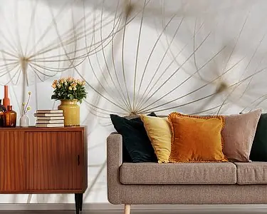 Minimalisme: De lichte goudbruine pluisjes van een Tragopogon Zamów teraz