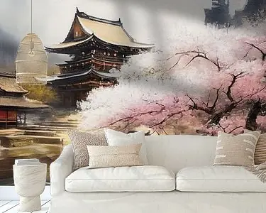 Todaiji Temple in de lente Kup teraz