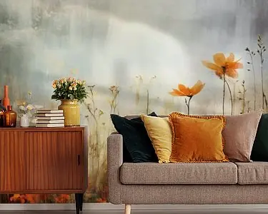 Ostatnia szansa Landschap met bloemen \\