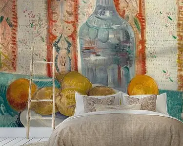 Stilleven met karaf en citroenen op een bord, Vincent van Gogh Nowość