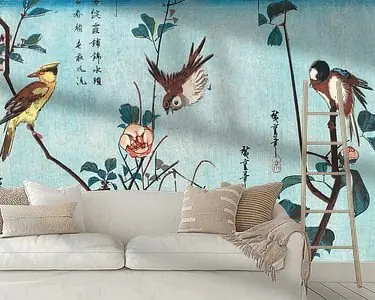 Najlepsza cena Japanse kunst ukiyo-e. Japanse vogels en bloemen door Utagawa Hiroshige.