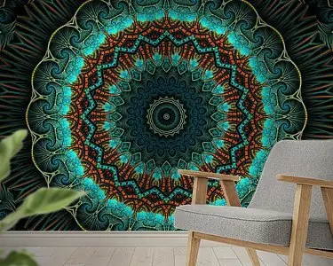 Tylko dziś Mandala illusie groen