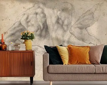 Michelangelo Buonarroti, Studies linkerarm rug, 1524 Darmowa dostawa