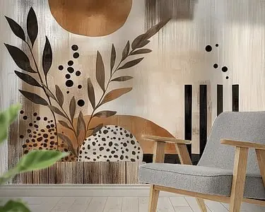 Abstracte Natuur in Aardetinten n.2 Premium