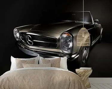 Mercedes-Benz 230SL Pagoda 1966 Goud. Premium