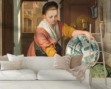 Dienstmeisje in een keuken, Pieter Christoffel Wonder Wyprzedaż