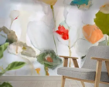 Darmowa dostawa Abstract botanisch in pastelkleuren