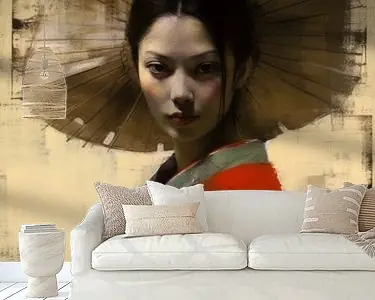 Oferta limitowana Portret "Geisha in rode tinten"