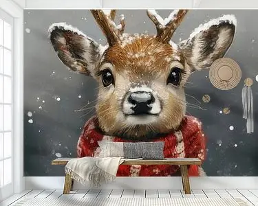 Ekspresowa dostawa Wintermagie - Hert in Warm Rood - Hert - Kerst