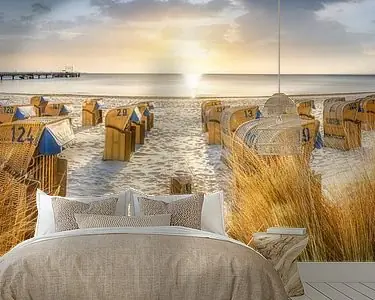 Niska cena Zomer op het strand aan de Oostzee