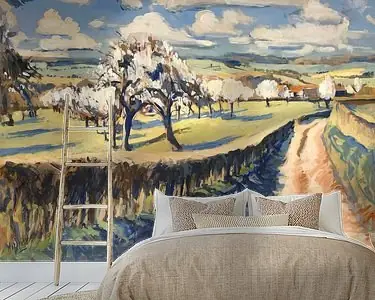 Autentyczny De Bellet hoogstam fruitboomgaard te Cottessen