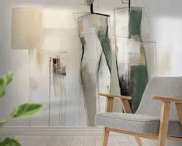 Mensen abstract Wyprzedaż