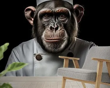 Chimpansee als kok Kup teraz