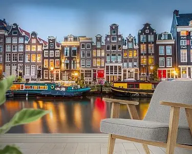 Wysoka jakość De Amterdamse grachten