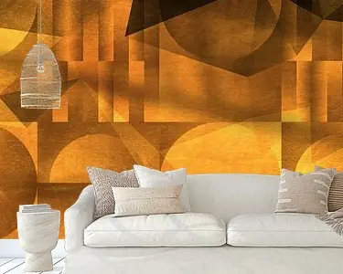 Koper en gouden geometrie. Cirkels , driehoeken en lijnen. Kup teraz