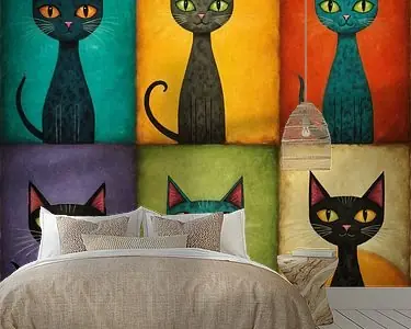 Katten in Pop Art Najlepsza cena