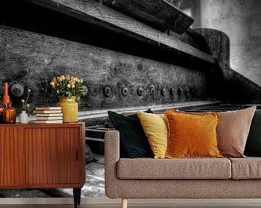 Abandoned Places Piano Black\\/White Urbex Ostatnia szansa