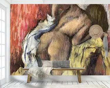 Tylko dziś Edgar Degas,Vrouw die zichzelf droogt