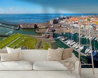 Panorama Vlissingen oude haven en centrum Zamów teraz