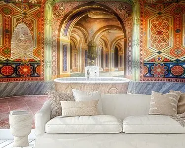 Popularny Illusie in Bad Verlaten Kasteel Sammezzano.