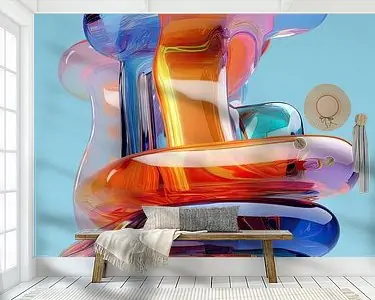 Glazen blob 1 Wysoka jakość