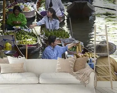 Ekspresowa dostawa Drijvende markt Thailand