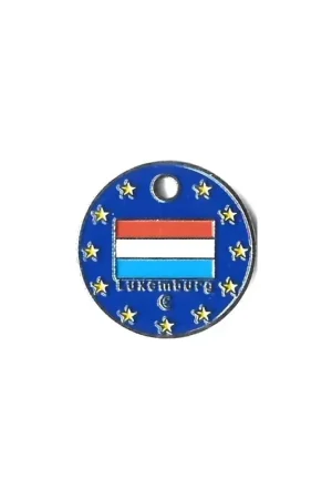 Winkelwagen munt Nederland Luxemburgse vlag Autentyczny