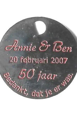 Niska cena Winkelwagen munt Nederland Annie & Ben 50 jaar getrouwd