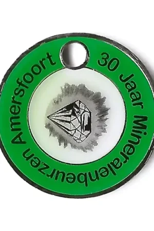 Winkelwagen munt Nederland 30 jaar Mineraal beurs Promocja