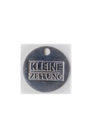 Zwrot pieniędzy Winkelwagen munt Duitsland Kleine zeitung