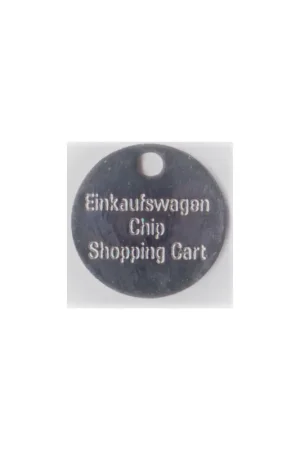 Nowość Winkelwagen munt Duitsland Einkaufswagen chip/Shopping Cart