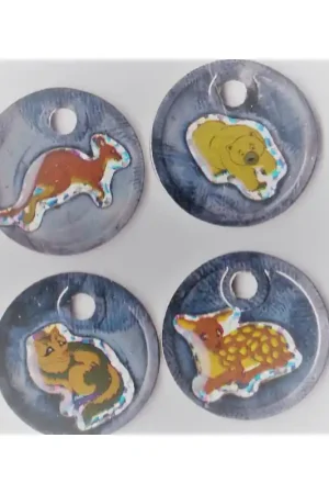 Zwrot pieniędzy Winkelwagen munt Duitsland Dieren diverse