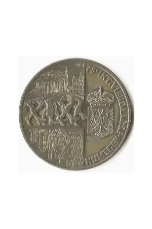 Penning Nederland Nijmegen 75e int.Vierdaagse 2,5 Ecu Autentyczny