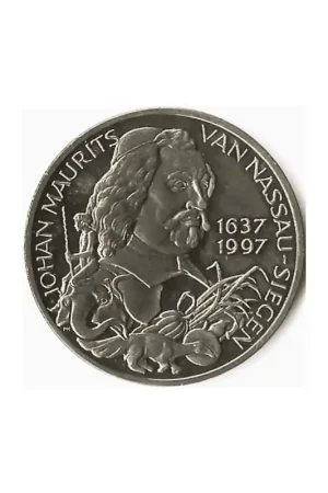 Penning Nederland 10 Ecu 1997 Johan Maurits van Nassau-Siegen Promocja